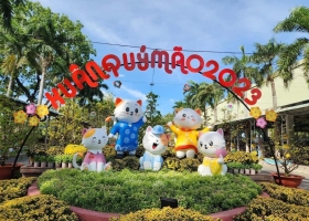 công ty điêu khắc trang trí cảnh quan linh vật tết 