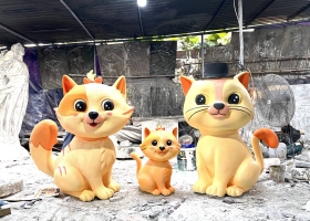 xưởng điêu khắc mô hình linh vật tết bằng mút xốp đẹp nhất