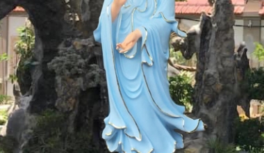 THỈNH VÀ THỜ TƯỢNG QUAN ÂM BẰNG XI MĂNG TẠI GIA NHƯ THẾ NÀO? HÃY ĐẾN ĐIÊU KHẮC VŨ KIÊN NHÉ