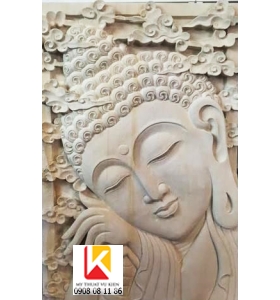 phù điêu phật giáo, phù điêu chân dung phật 12