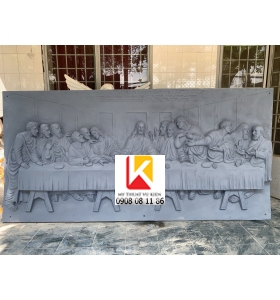 phù điêu bữa tiệc ly chất liệu composite 02