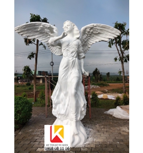 tượng thiên thần có cánh cao 3m, tượng thiên thần composite kích thước lớn