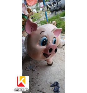 điêu khắc con lợn,  con lợn composite