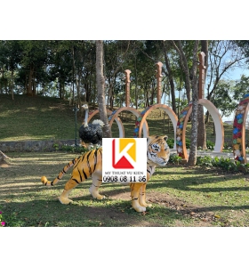 điêu khắc con hổ, mô hình con hổ composite