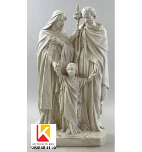 tượng gia đình thánh gia, tượng chúa chất liệu composite