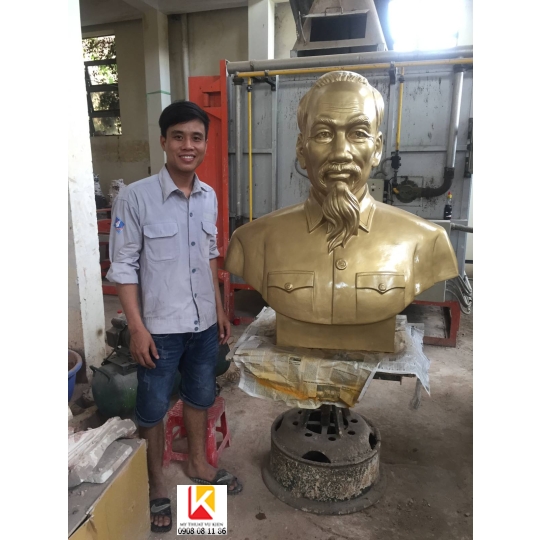 tượng chân dung Bác Hồ, tượng chân dung composite