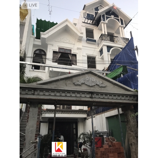 phù điêu mặt tiền 03