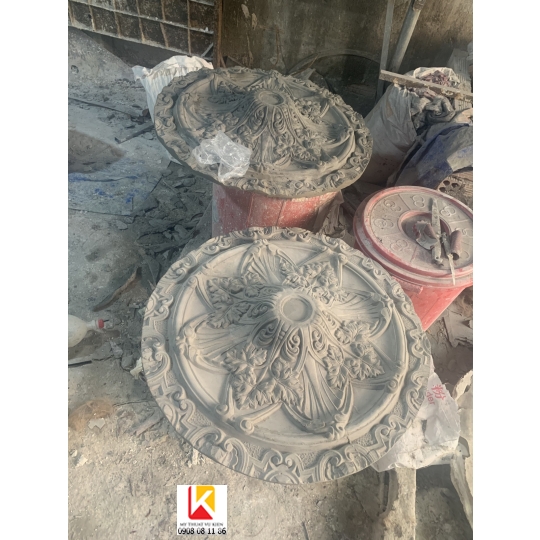 phù điêu hoa văn 26, phù điêu hoa văn bông trần