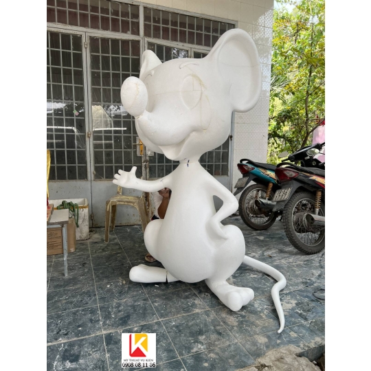 điêu khắc mút xốp con chuột, điêu khắc mút xốp 48