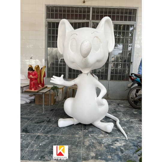 điêu khắc mút xốp linh vật năm tý