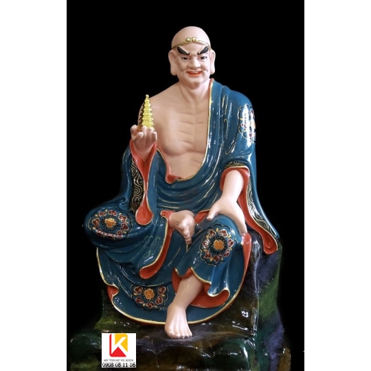 tượng 18 vị la hán 08 , tượng phật giáo