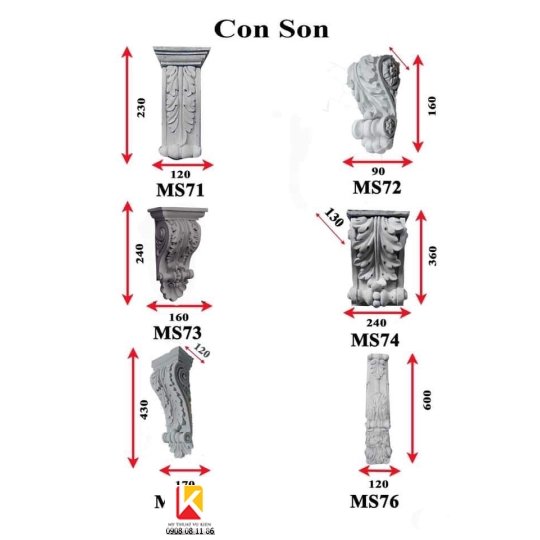 phù điêu con bọ 01, con bọ xi măng, phù điêu con sol
