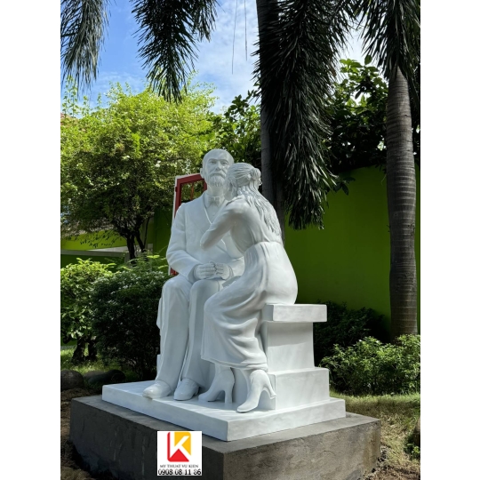 tượng công giáo composite bột đá, tượng xin cha đi tu chất liệu composite, tượng thánh chất liệu composite.